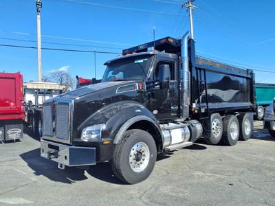 Kenworth T880 Tri Axle Dump Truck - Paccar 510HP, 6 Speed Allison Rds Automatic, 17' Dump