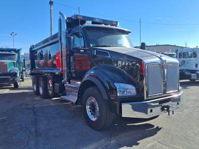 Kenworth T880 Tri Axle Dump Truck - Paccar 510HP, 6 Speed Allison Rds Automatic, 17' Dump