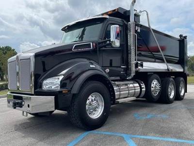 Kenworth T880 Tri Axle Dump Truck - Cummins 500HP, 6 Speed Allison Rds Automatic, 16' Dump