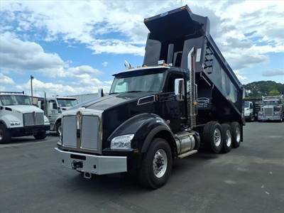 Kenworth T880 Tri Axle Dump Truck - Paccar 510HP, 6 Speed Allison Rds Automatic, 17' Dump