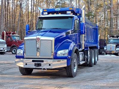 Kenworth T880 Tri Axle Dump Truck - Paccar 510HP, 6 Speed Allison Rds Automatic, 17' Dump