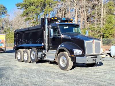 Kenworth T880 Tri Axle Dump Truck - Paccar 510HP, 6 Speed Allison Rds Automatic, 17' Dump