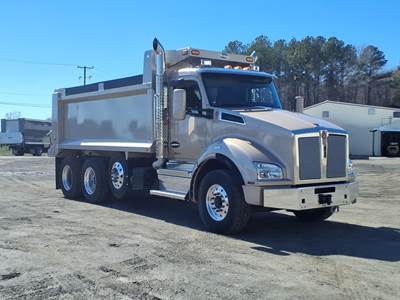 Kenworth T880 Tri Axle Dump Truck - Paccar 510HP, 6 Speed Allison Rds Automatic, 17' Dump