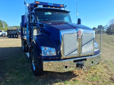 Kenworth T880 Tri Axle Dump Truck - Paccar 510HP, 6 Speed Allison Rds Automatic, 17' Dump