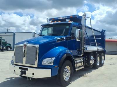 Kenworth T880 Tri Axle Dump Truck - Paccar 510HP, 6 Speed Allison Rds Automatic, 16' Dump