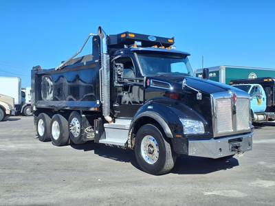 Kenworth T880 Tri Axle Dump Truck - Cummins 500HP, 6 Speed Allison Rds Automatic, 17' Dump