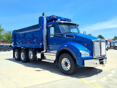 Kenworth T880 Tri Axle Dump Truck - Paccar 510HP, 6 Speed Allison Rds Automatic, 17' Dump