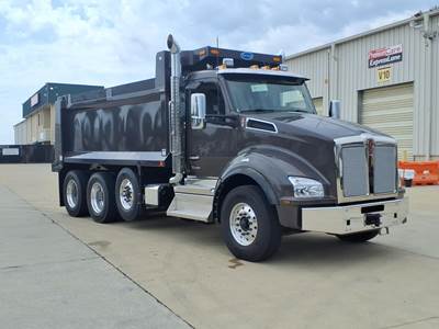 Kenworth T880 Tri Axle Dump Truck - Cummins 500HP, 6 Speed Allison Rds Automatic, 17' Dump