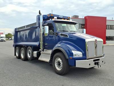 Kenworth T880 Tri Axle Dump Truck - Cummins 500HP, 6 Speed Allison Rds Automatic, 17' Dump