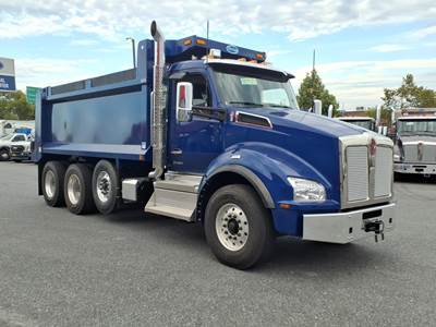 Kenworth T880 Tri Axle Dump Truck - Cummins 500HP, 6 Speed Allison Rds Automatic, 17' Dump