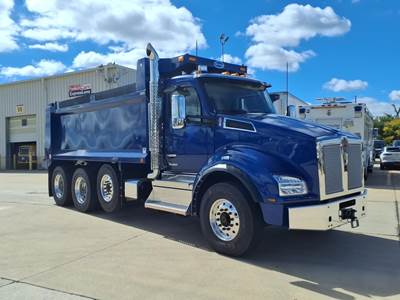 Kenworth T880 Tri Axle Dump Truck - Cummins 500HP, 6 Speed Allison Rds Automatic, 17' Dump