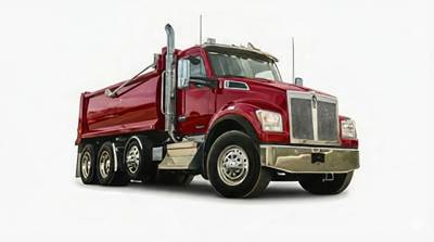 Kenworth T880S Tri Axle Dump Truck - Paccar 510HP, 6 Speed Allison Rds Automatic, 17' Dump