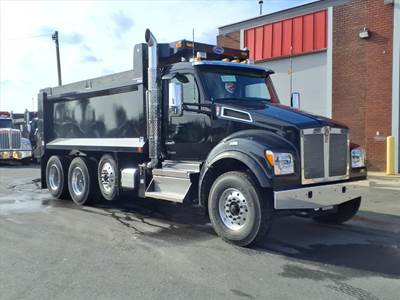 Kenworth T880S Tri Axle Dump Truck - Paccar 510HP, 6 Speed Allison Rds Automatic, 17' Dump