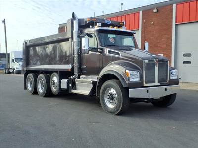 Kenworth T880S Tri Axle Dump Truck - Paccar 510HP, 6 Speed Allison Rds Automatic, 17' Dump