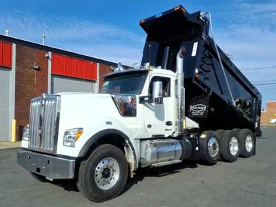 Kenworth T880S Tri Axle Dump Truck - Paccar 510HP, 6 Speed Allison Rds Automatic, 17' Dump
