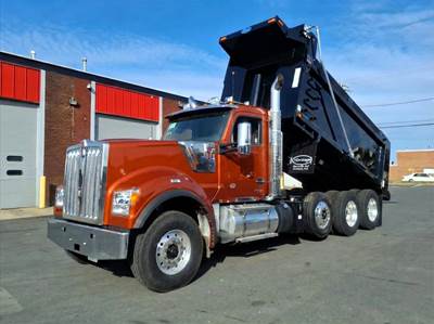 Kenworth T880S Tri Axle Dump Truck - Paccar 510HP, 6 Speed Allison Rds Automatic, 17' Dump