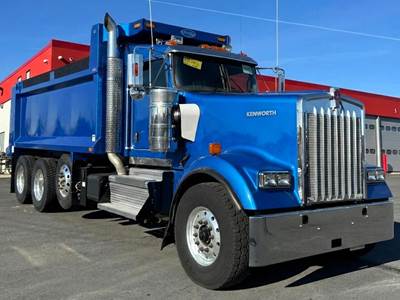 Kenworth W900 Tri Axle Dump Truck - Cummins 565HP, 6 Speed Allison Rds Automatic, 17' Dump