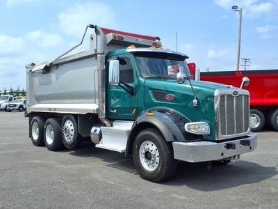Peterbilt 567 Tri Axle Dump Truck - Paccar 510HP, 18 Speed Manual, 17' Dump