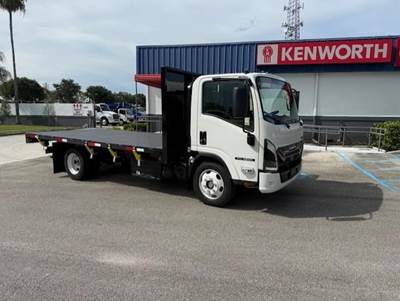 Isuzu NRR 16 ft Flatbed Truck - Automatic