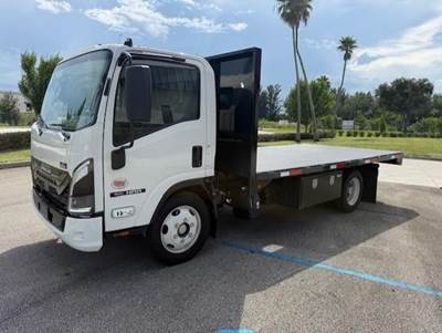 Isuzu NRR 16 ft Flatbed Truck - Automatic