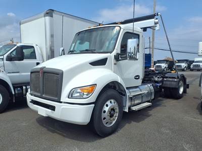 Kenworth T280 Single Axle Hooklift Truck - Paccar, 300HP, 6 Speed Allison Rds Automatic