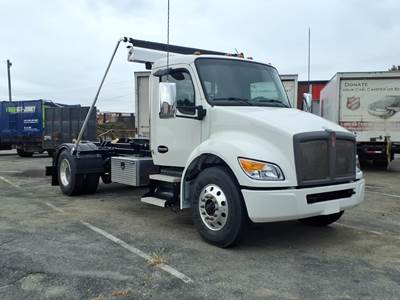 Kenworth T280 Single Axle Hooklift Truck - Paccar, 300HP, 6 Speed Allison Rds Automatic