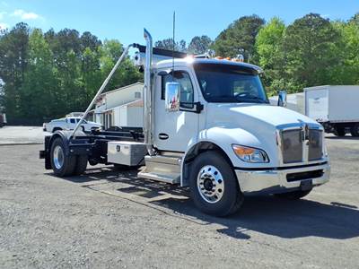 Kenworth T380 Single Axle Roll Off Truck - Paccar, 300HP, 6 Speed Allison Rds Automatic