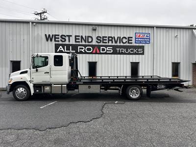 Hino L6 Single Axle Rollback Tow Truck - Cummins, Automatic
