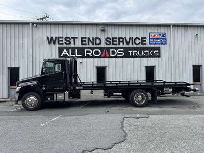 Hino L6 Single Axle Rollback Tow Truck - Cummins, 230HP, 6 Speed Allison Rds Automatic