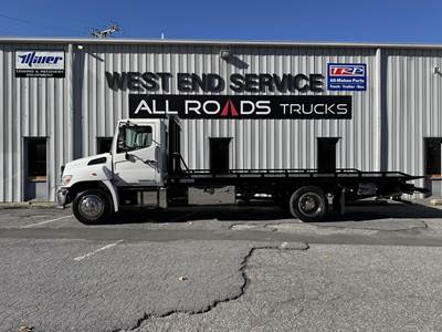 Hino L6 Single Axle Rollback Tow Truck - Cummins, 230HP, 6 Speed Allison Rds Automatic