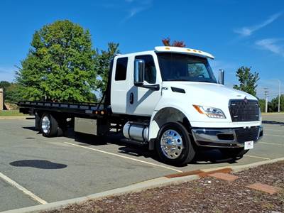 International MV Rollback Tow Truck - Cummins, 260HP, Automatic