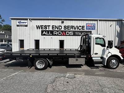 Kenworth T280 Single Axle Rollback Tow Truck - Paccar, 300HP, 6 Speed Allison Rds Automatic