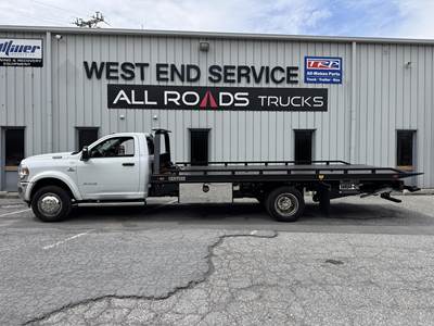 RAM 5500 SLT Single Axle Rollback Tow Truck - Cummins, 325HP, Automatic