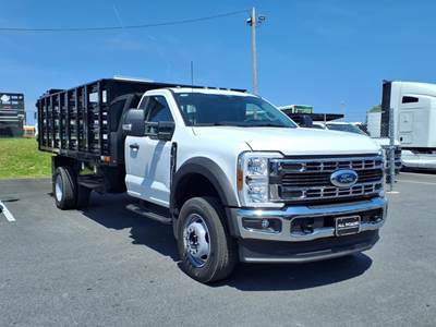 Ford F-600 16 ft Stake Bed Truck - Automatic