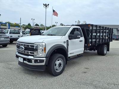 Ford F-600 16 ft Stake Bed Truck - Automatic