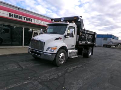 Peterbilt 537 Single Axle Cab & Chassis Truck - Paccar, 350HP, 6 Speed Allison Rds Automatic