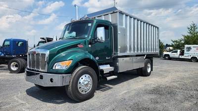 Peterbilt 537 Single Axle Cab & Chassis Truck - Paccar, 370HP, 6 Speed Allison Rds Automatic