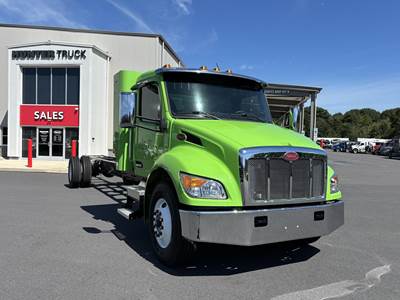 Peterbilt 537 Single Axle Cab & Chassis Truck - Cummins, 300HP, 6 Speed Allison Hs Automatic