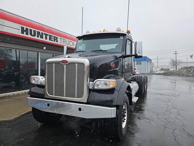Peterbilt 567 Tri Axle Cab & Chassis Truck - Cummins, 500HP, 18 Speed Endurant Amt