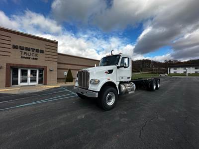 Peterbilt 567 Tandem Axle Cab & Chassis Truck - Paccar, 510HP, 6 Speed Allison Rds Automatic