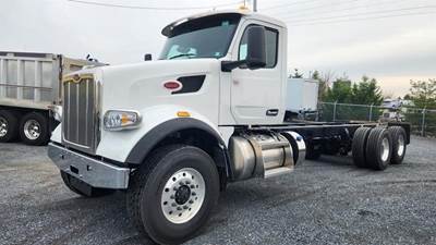 Peterbilt 567 Tandem Axle Cab & Chassis Truck - Paccar, 510HP, 6 Speed Allison Rds Automatic