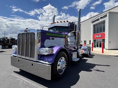 Peterbilt 389 Day Cab Truck - Cummins 525HP, 18 Speed Manual