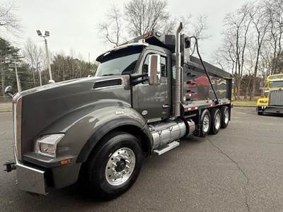 Kenworth T880 Tri Axle Dump Truck - Cummins 500HP, 6 Speed Allison Rds Automatic