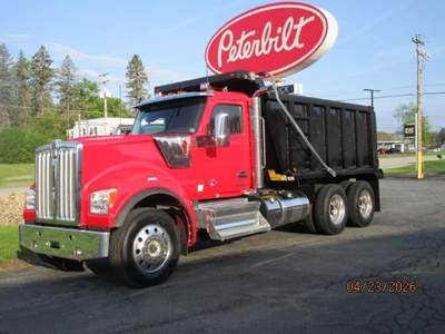 Kenworth W990 Dump Truck - Cummins 500HP, 18 Speed Manual, 12.5' Dump