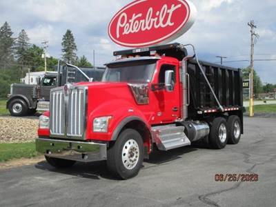 Kenworth W990 Dump Truck - Cummins 500HP, 18 Speed Manual, 12.5' Dump