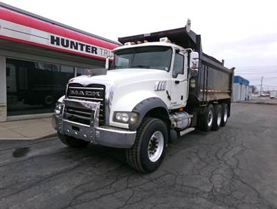 Mack Granite GU713 Tri Axle Dump Truck - MP8 435HP, 18 Speed Manual