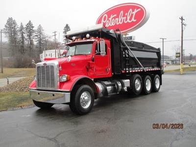 Peterbilt 365 Tri Axle Dump Truck - Paccar 455HP, 6 Speed Allison Rds Automatic, 17' Dump