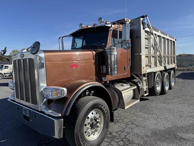 Peterbilt 389 Tri Axle Dump Truck - Cummins 450HP, 13 Speed Amt