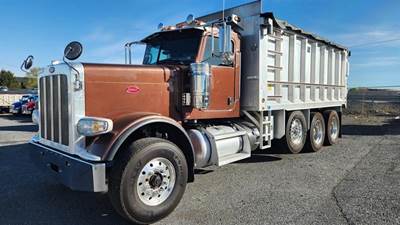 Peterbilt 389 Tri Axle Dump Truck - Cummins 450HP, 13 Speed Ultrashift Plus Amt