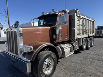 Peterbilt 389 Tri Axle Dump Truck - Cummins 450HP, 13 Speed Ultrashift Plus Amt